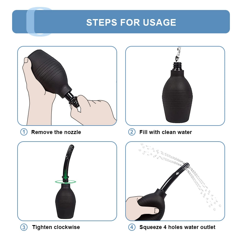 10 oz Silicone Anal Douche