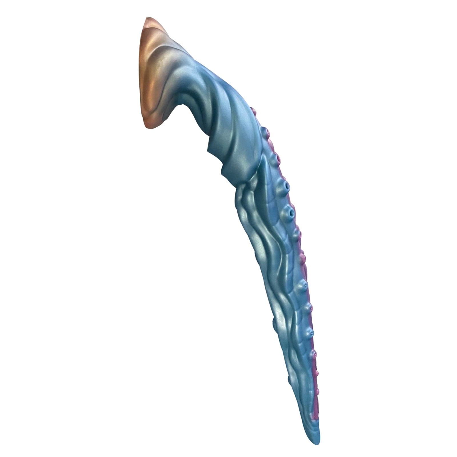 19.6 Curved Fantasy Tentacle Dildo S-shaped Curve with Strong Suction Cup