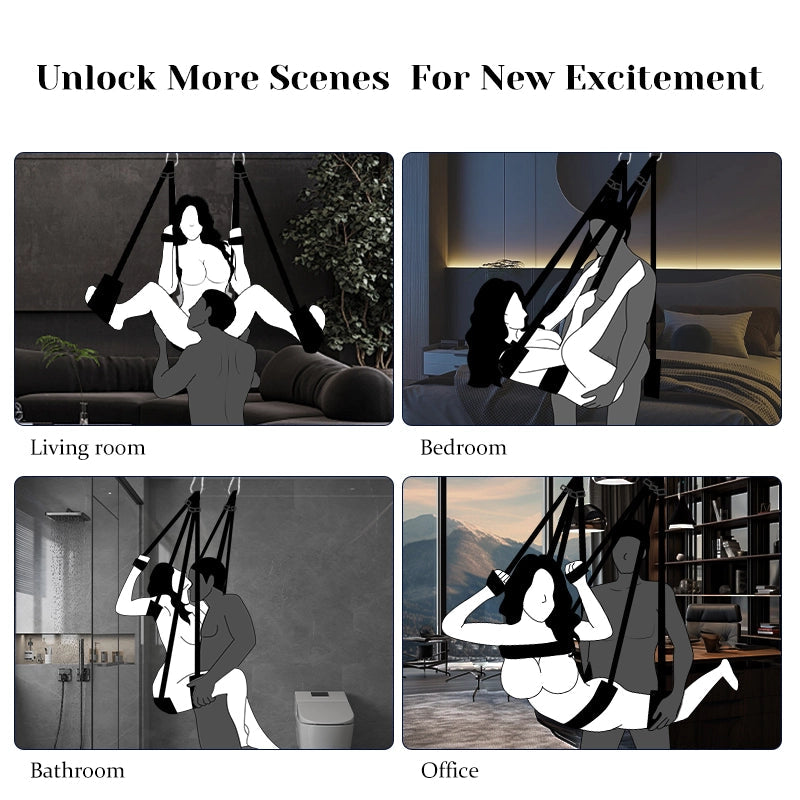 360° Rotating Sex Swing for Adults Couple Sex