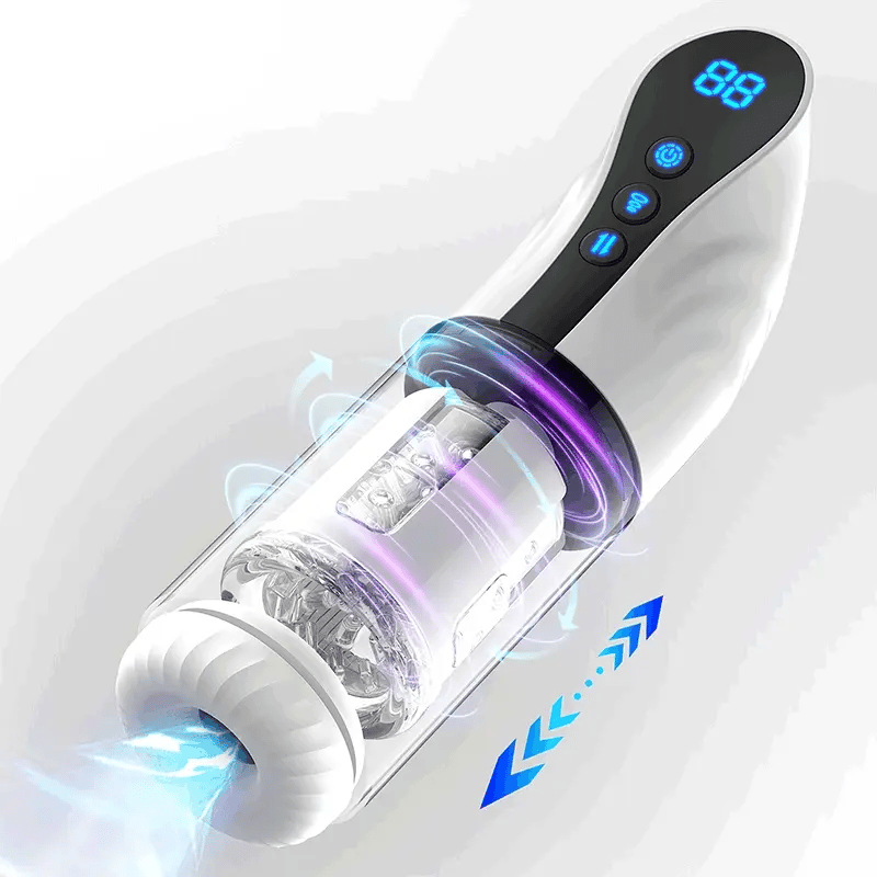 9 Sucking Rotating Thrusting Auto Male Masturbator