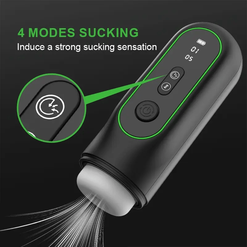 Automatic Thrusting & Sucking Heating Oral Sex Simulator