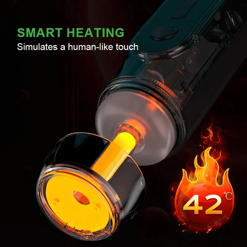 Automatic Thrusting & Sucking Heating Oral Sex Simulator