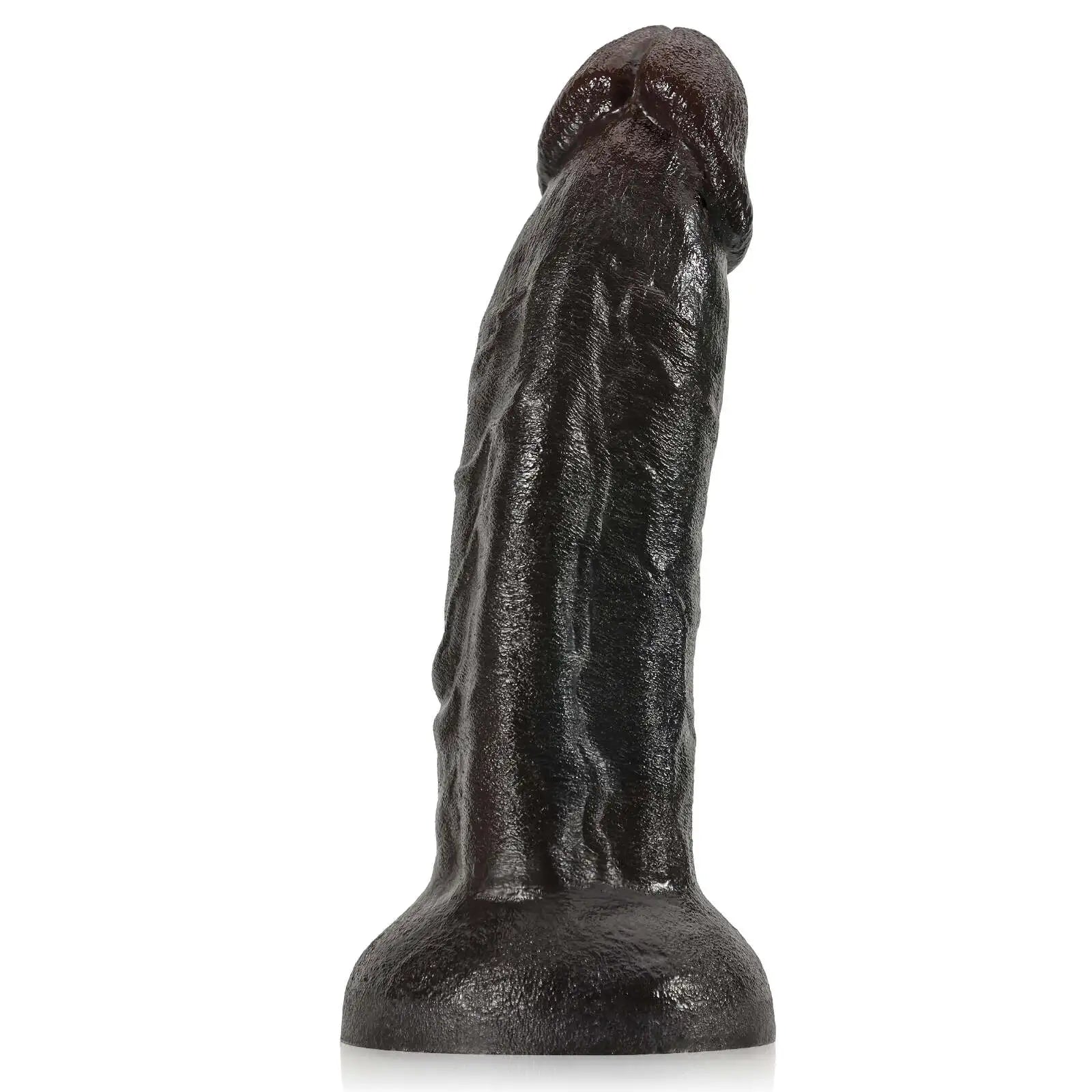 Curved Black Dildo with Suction Cup 8.66 Inch(L Size)