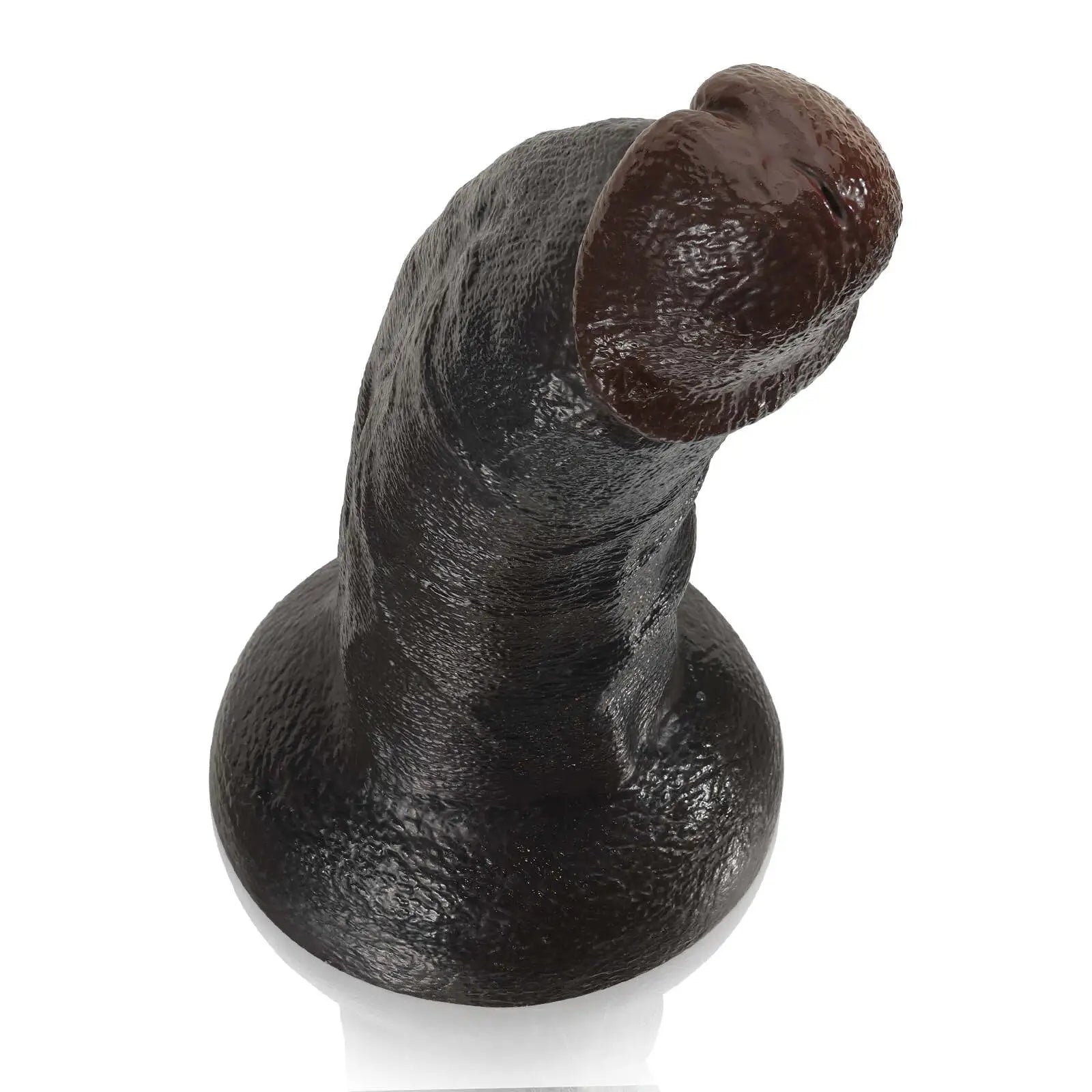 Curved Black Dildo No Balls 10 Inch(XL Size)