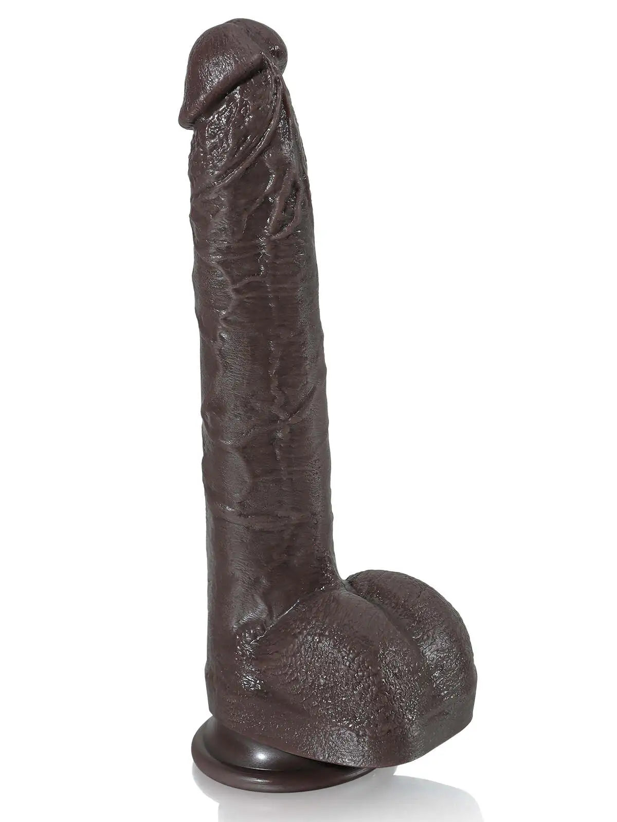 Lifelike Big Black Cock Dildo 10.82 Inch