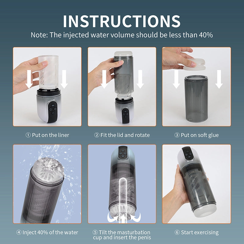 Rotating Sucking Tongue Licking Waterproof Blowjob Machine
