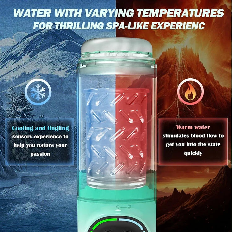4 in 1 Thrusting Vibrating Sucking Rotating Waterproof Blowjob Machine