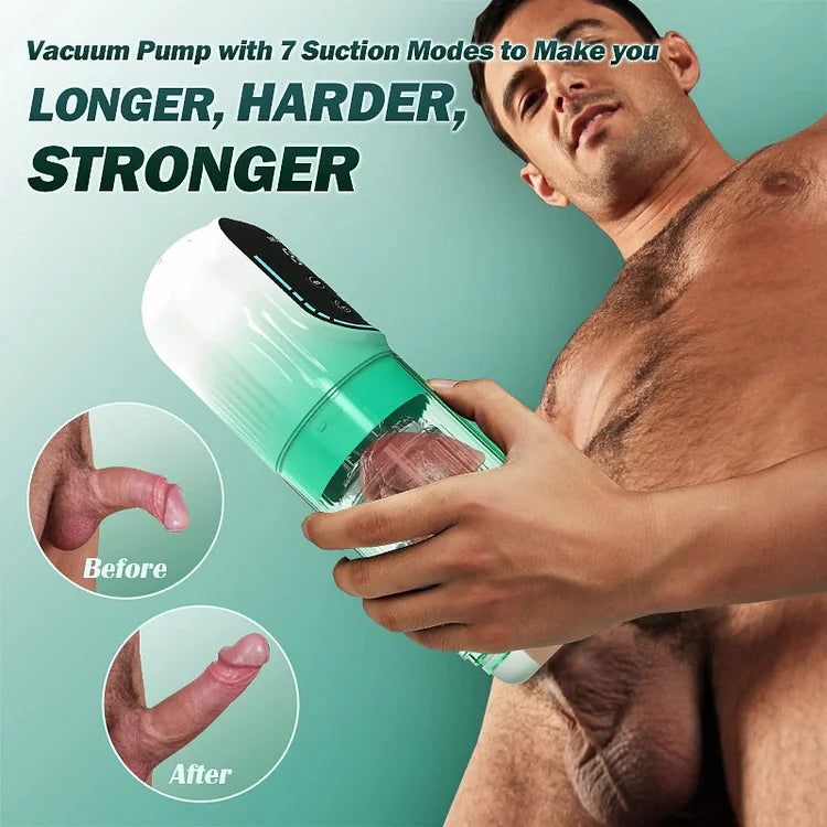 4 in 1 Thrusting Vibrating Sucking Rotating Waterproof Blowjob Machine