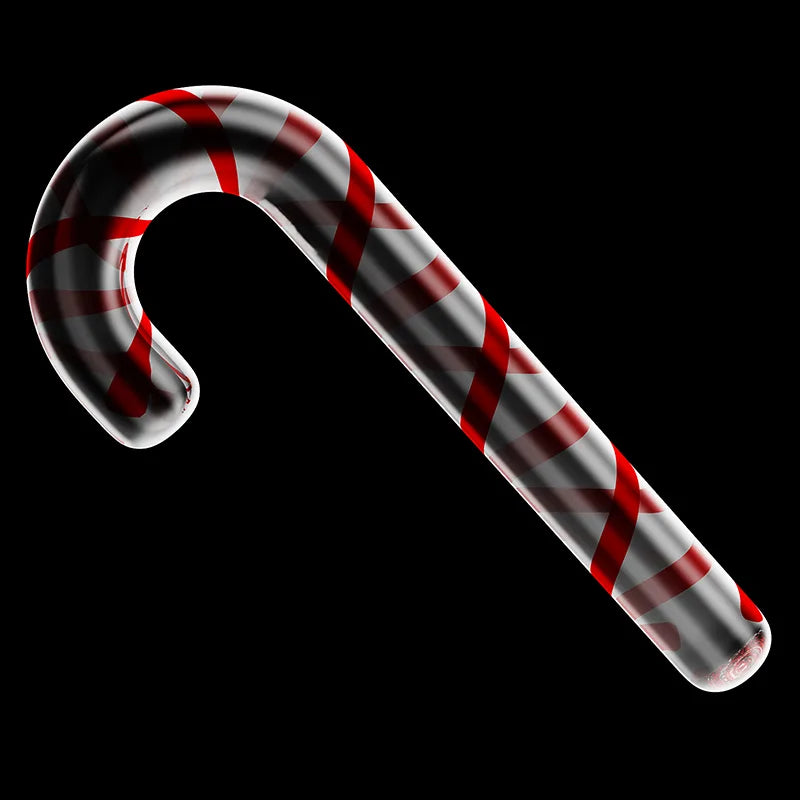 Christmas Cane Dildo with Ribbon 7.28Inch
