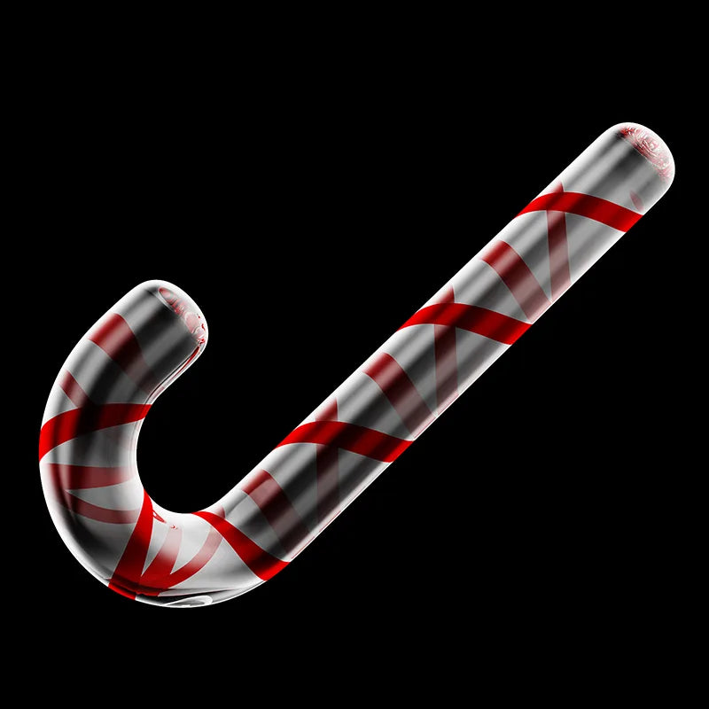 Christmas Cane Dildo with Ribbon 7.28Inch
