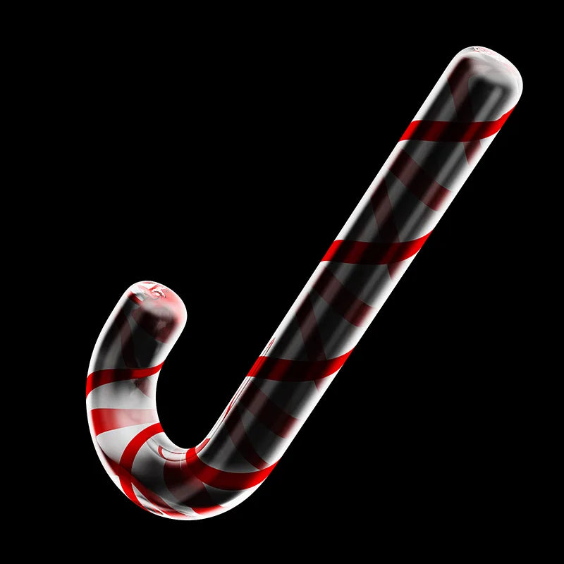 Christmas Cane Dildo with Ribbon 7.28Inch