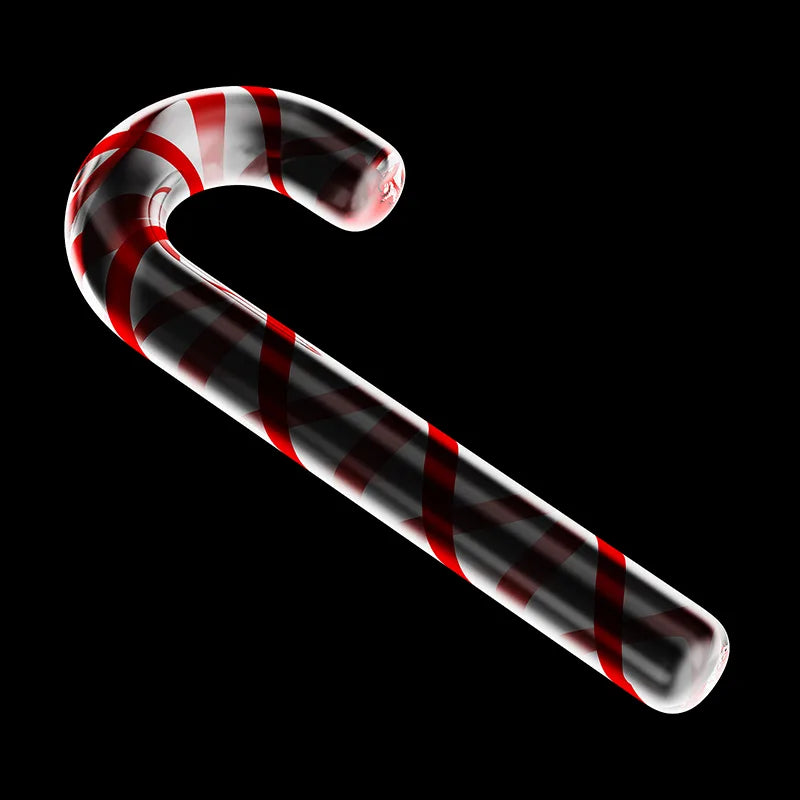 Christmas Cane Dildo with Ribbon 7.28Inch