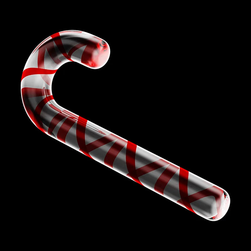 Christmas Cane Dildo with Ribbon 7.28Inch