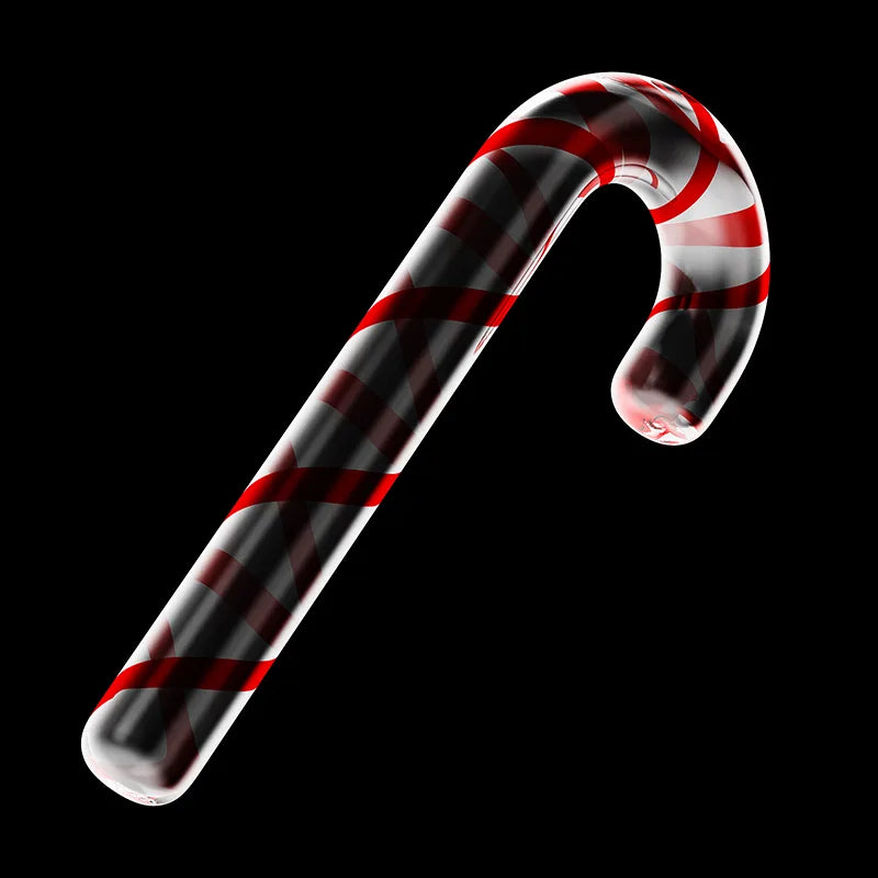 Christmas Cane Dildo with Ribbon 7.28Inch