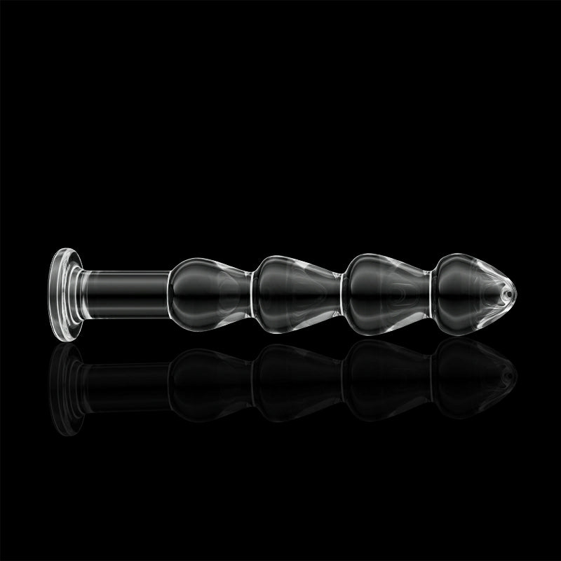 Beaded Glass Dildo 10.6 Inch