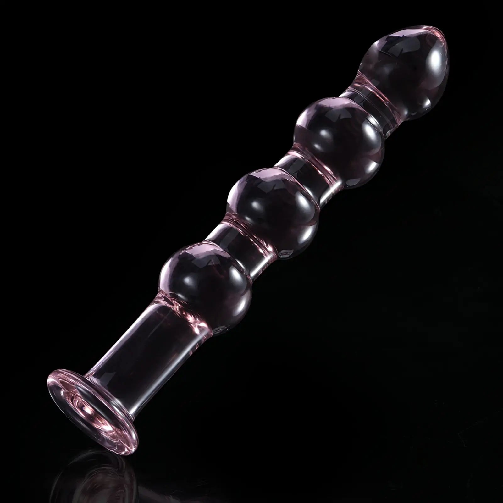 7-Inch Pink Glass Dildo Toy