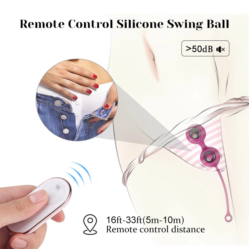 9 Vibrating Wireless Remote Control Kegel Balls