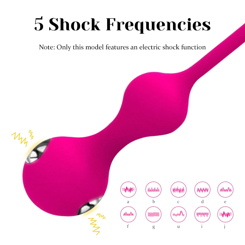 Electric Shock Female Kegel Balls Set
