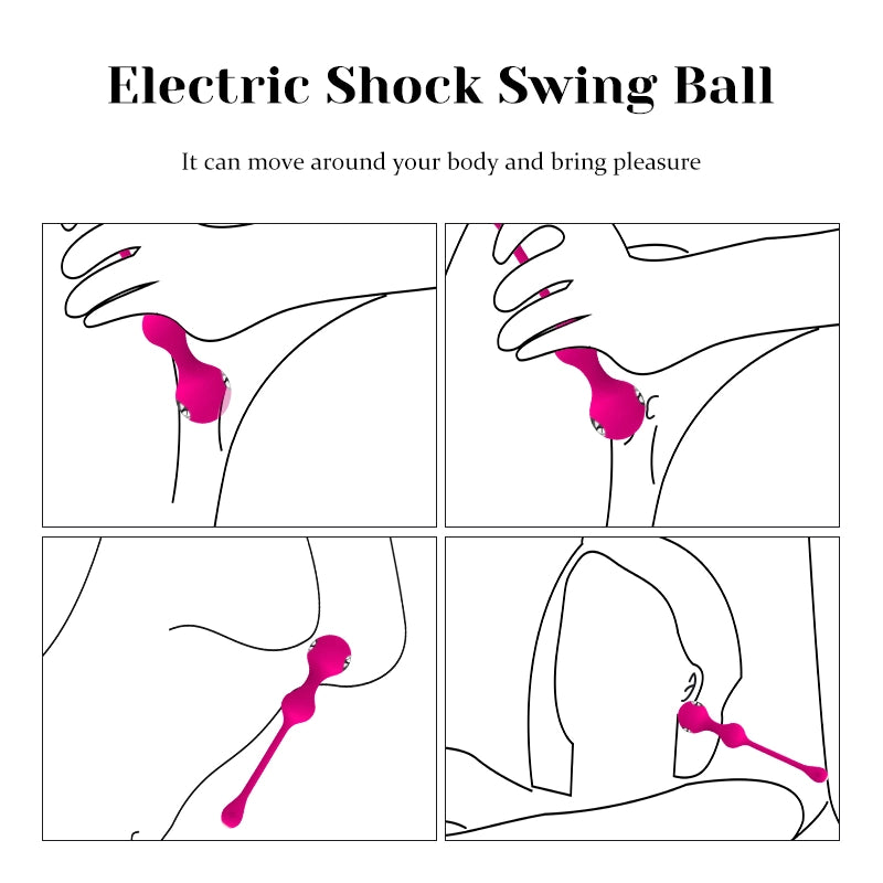 Electric Shock Female Kegel Balls Set