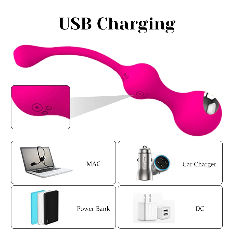 Electric Shock Female Kegel Balls Set