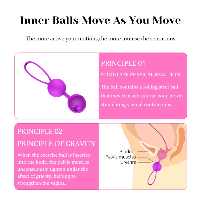 Premium Silicone Kegel Balls For Women