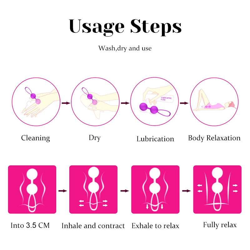 Premium Silicone Kegel Balls For Women