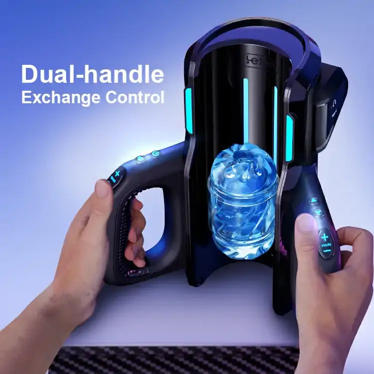 Large Hands-Free Real Feel Masturbator with 2 Sleeves