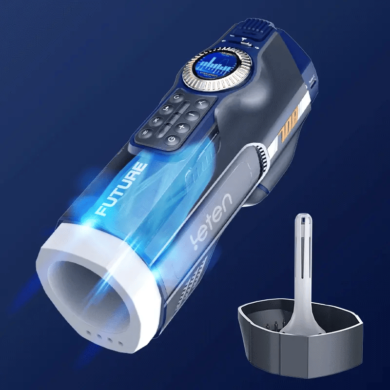 Leten Automatic Thrusting & Sucking Stroker with Heating Base