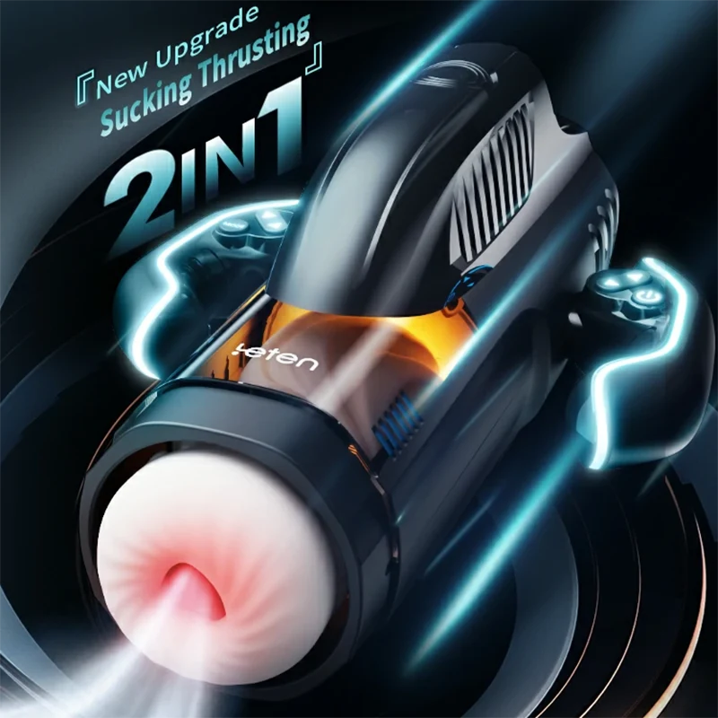 Leten Hands-Free Automatic Thrusting Sucking Male Stroker