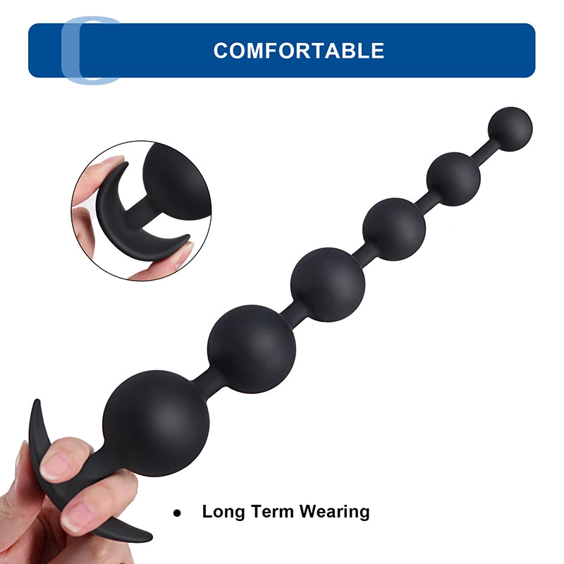 Silicone Anal Beads 4Sets for Beginners Advanced Users