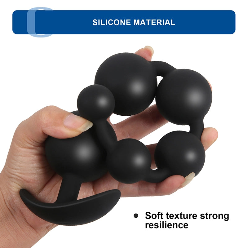 Silicone Anal Beads 4Sets for Beginners Advanced Users