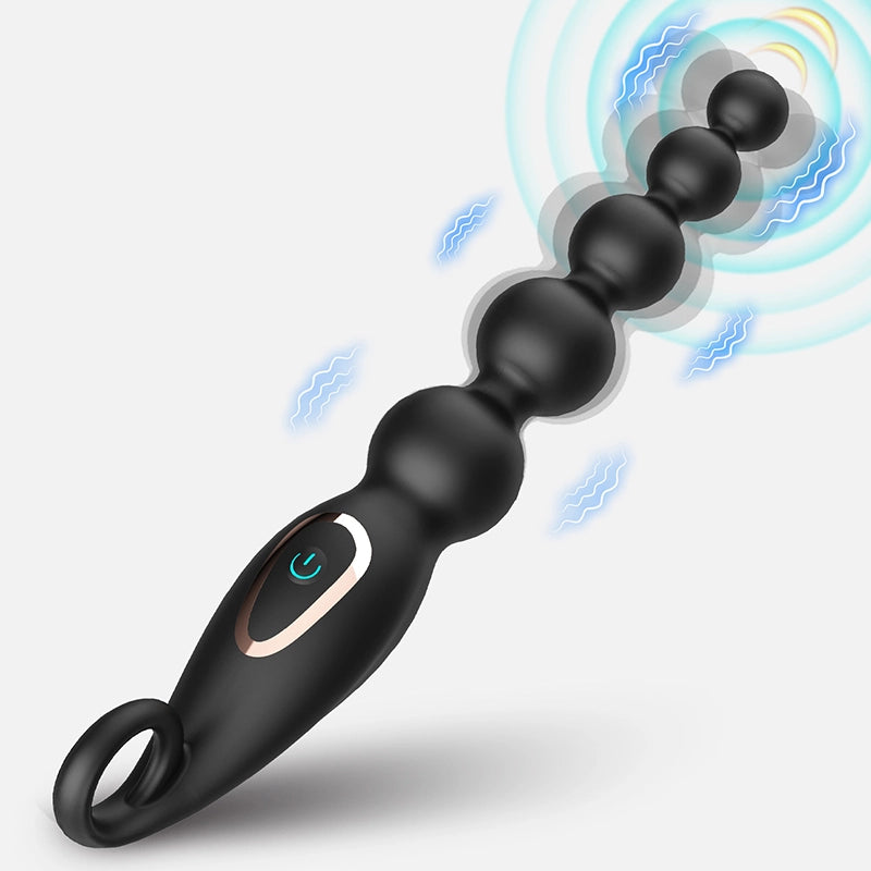 7 Vibration Modes Handle Anal Beads Toy