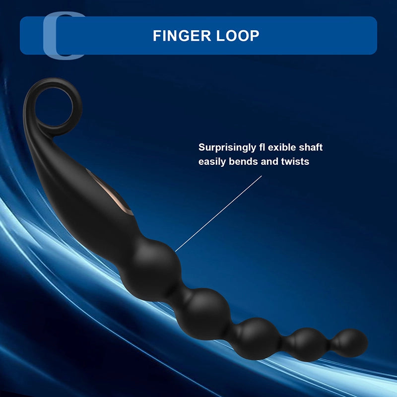7 Vibration Modes Handle Anal Beads Toy