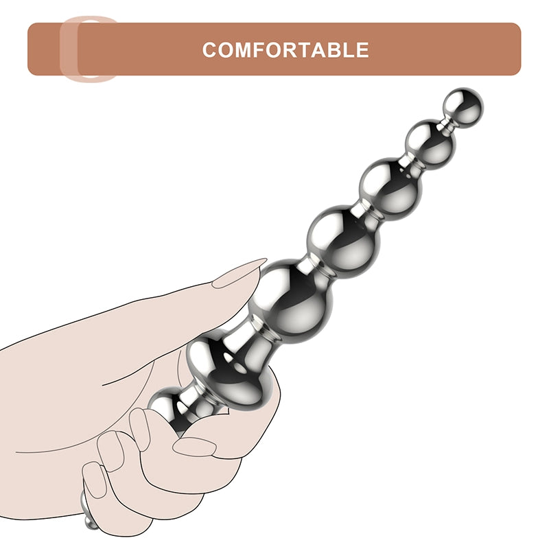 Metal Anal Beads Toy with 9 Balls