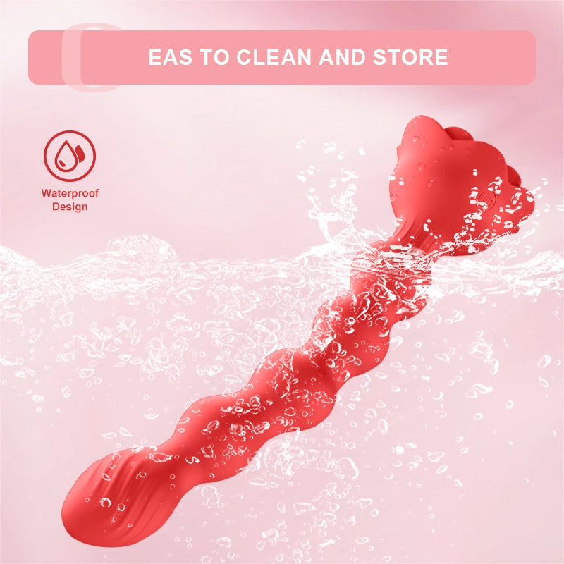 10 Vibration Modes Remote Control Anal Beads with Light Base