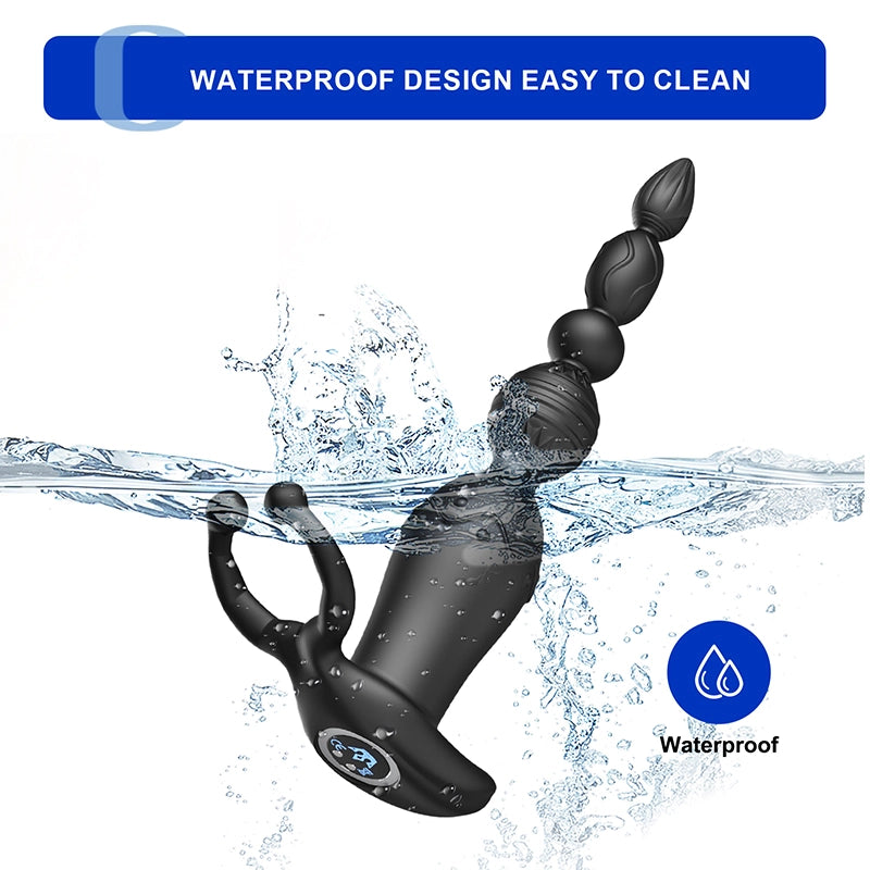 2 In 1 App Controlled Anal Beads With 10 Vibration Modes