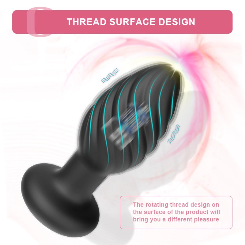 App Remote Control Vibrating Butt Plug with 10 Vibrating Modes
