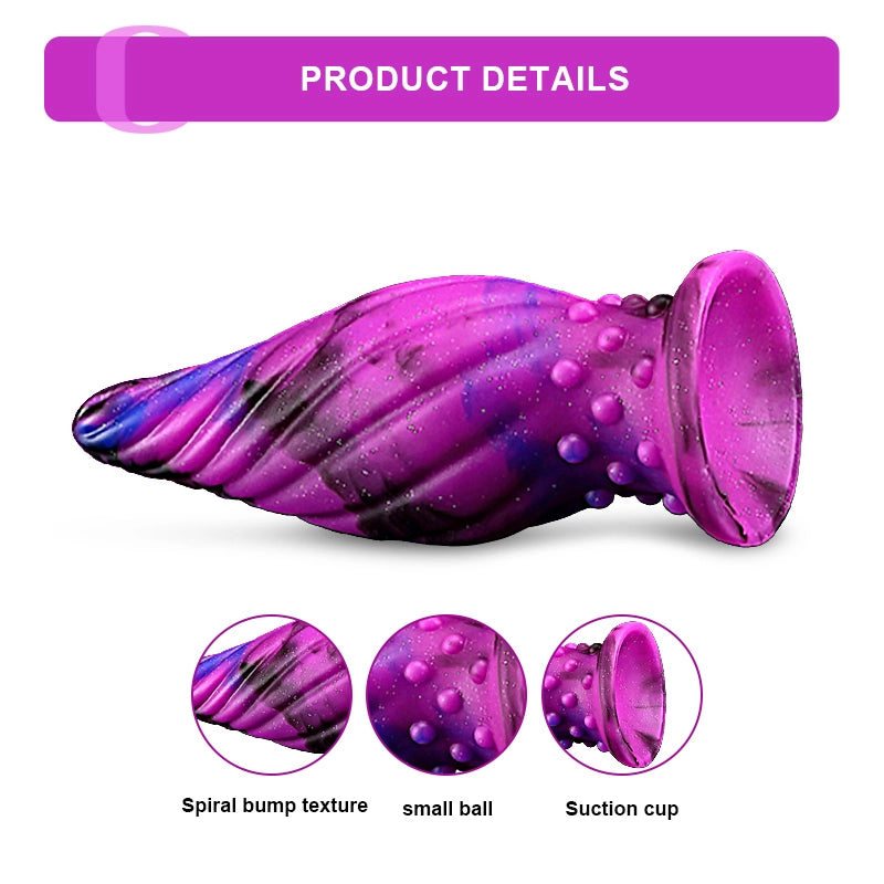 Threaded Liquid Silicone Anal Plugs Set
