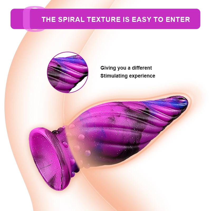 Threaded Liquid Silicone Anal Plugs Set