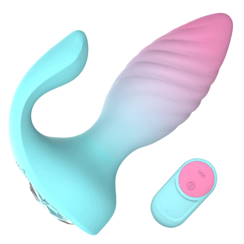 Dual Motor Remote Control Anal Plug with 10 Vibration Modes