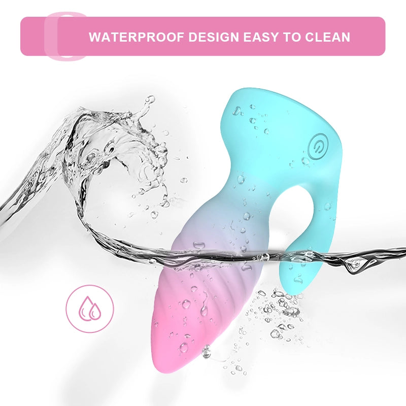 Dual Motor Remote Control Anal Plug with 10 Vibration Modes