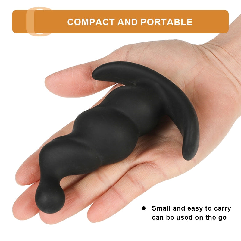 3Pcs Beginner Spiral Silicone Butt Plugs Set