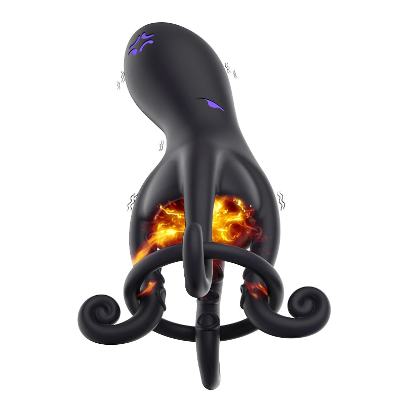 Octopus Glans Trainer Penis Sex Toy with 10 Vibration Modes