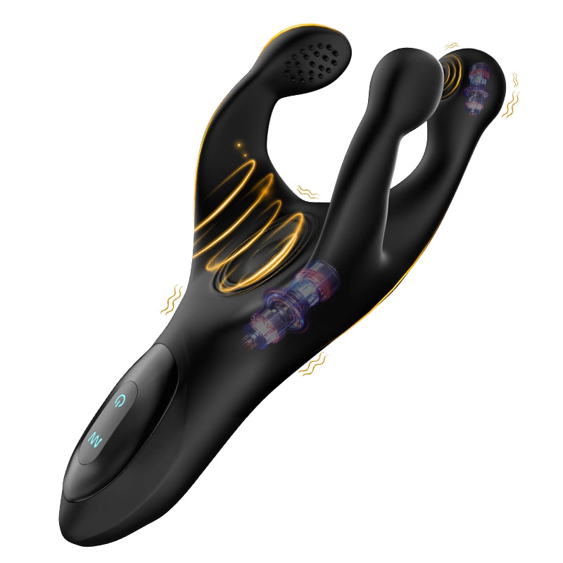 10 Frequency Flapping Vibrating Portable Glans Trainer Masturbator