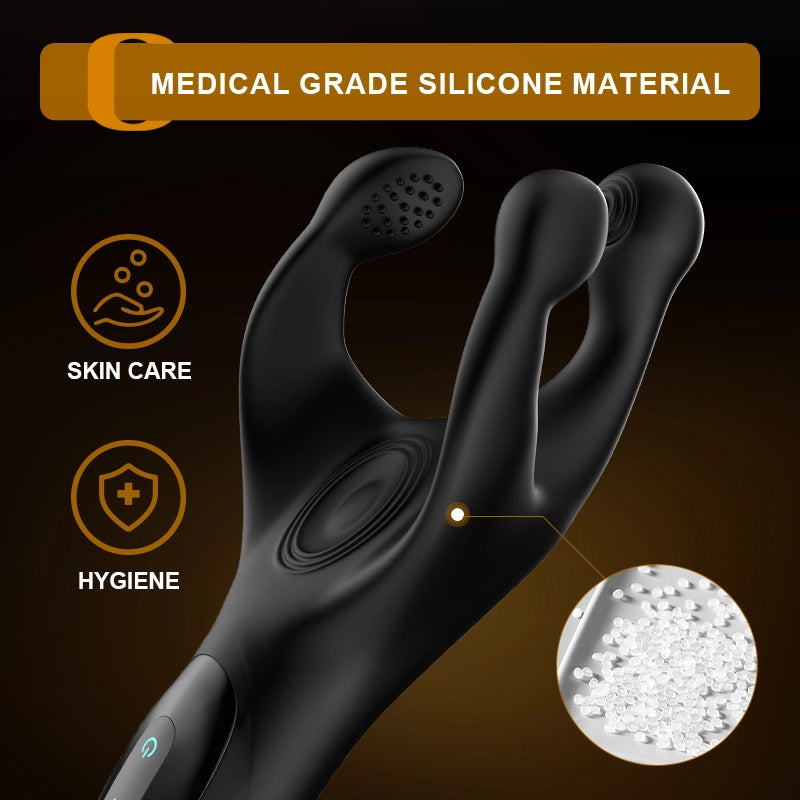 10 Frequency Flapping Vibrating Portable Glans Trainer Masturbator