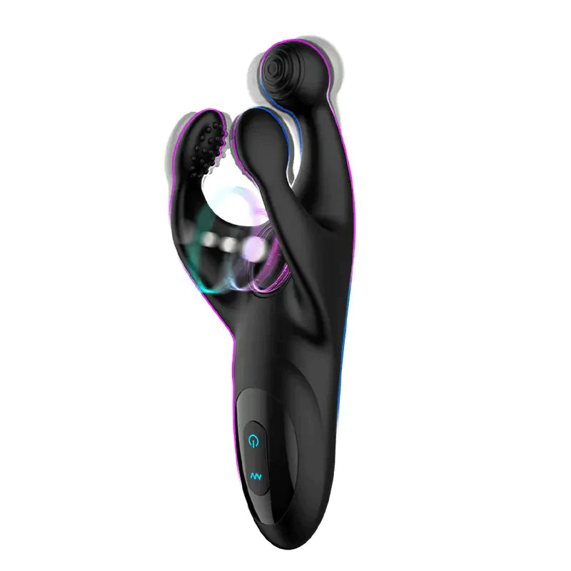 10 Frequency Flapping Vibrating Portable Glans Trainer Masturbator