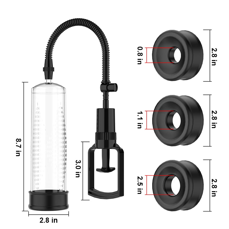 Manual Waterproof and Easy to Clean Penis Enlargement Pump
