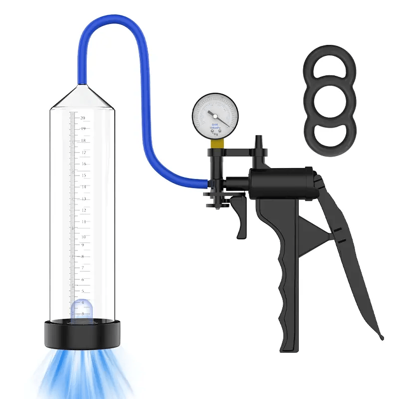 Classic Manual Penis Pump with Barometer & Scale