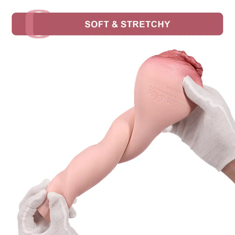 Handheld Realistic Silicone Vagina Cup Pocket Pussy Masturbator