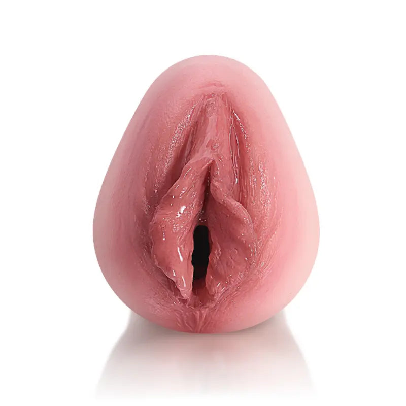 Handheld Realistic Silicone Vagina Cup Pocket Pussy Masturbator
